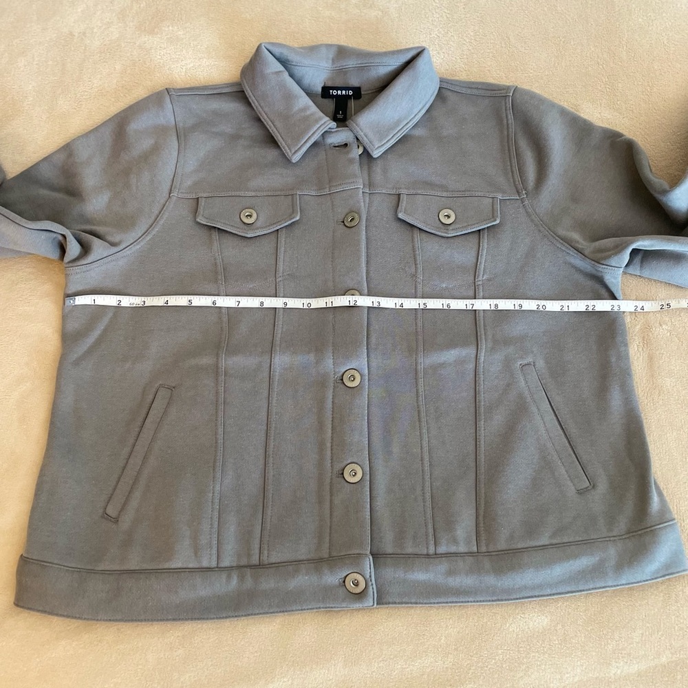Torrid Fleece Trucker Jacket - Sizes 1X - Picture 7 of 15